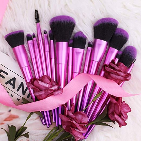 Makeup Brush Set,  15 Pieces Professional - Picture 4 of 5